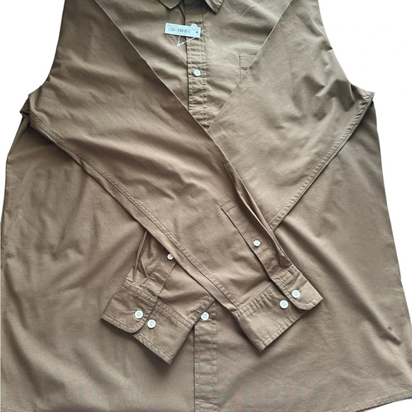 NWT Men’s Linen & Cotton Button-Up Shirt XLT - Picture 8 of 10